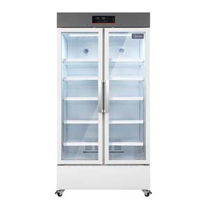 700L Large Capacity CDC Pharacmy refrigerator with Two Glass Door